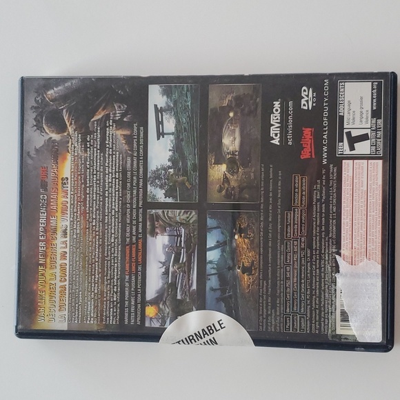 🎉2 for $15🎉 PlayStation 2 Game: Call of Duty - World at War - Final Fronts - Picture 2 of 3